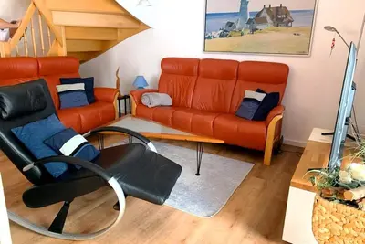 Image de Semi-detached house lighthouse in vacation park with garden, terrace and pool