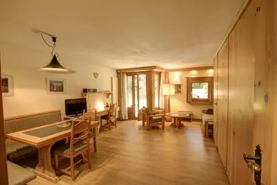 Appartement d'une pièce avec vue sur le jardin au 1er étage