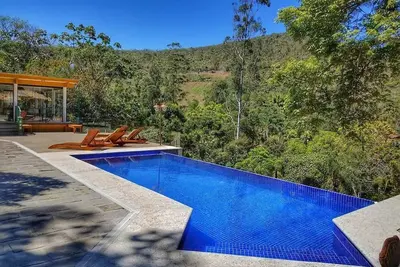 Image de Beautiful 4 bedroom country house in the mountains with pool, playroom and more