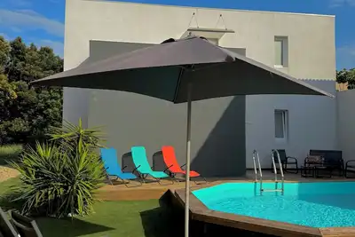 Image de Bas de villa proche plage dans hâvre de paix
