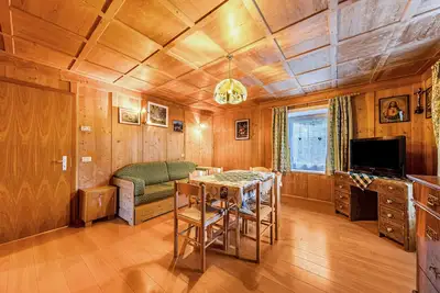Image de Appartement de vacances \"Ciasa Tach\" avec vue sur les montagnes, balcon et Wi-Fi.