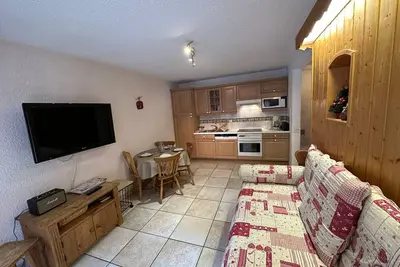 Image de Appartement spacieux au cœur de Méribel, proche des pistes avec balcon et Tv