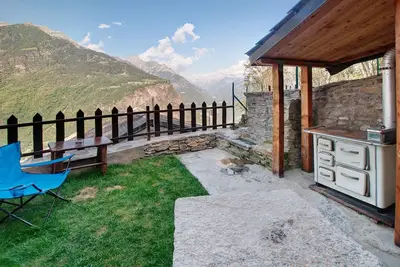 Image de Maison de vacances \"Sweet Somma Mountain Lodge\" avec vue sur les montagnes, jardin privé & Wi-Fi
