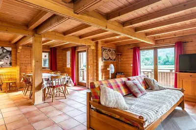 Image de Magnifique chalet 8\/10 pers, grande terrasse