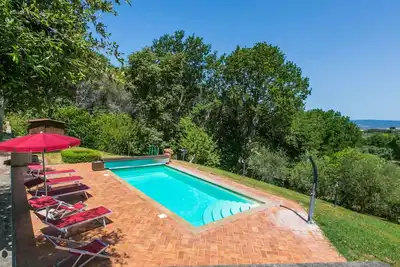Image de Maison de vacances privée avec piscine privée, Wifi, climatisation, patio, vue panoramique