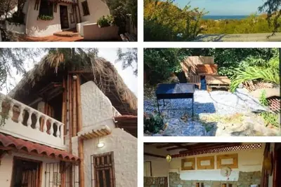 Lower apartment in Mediterranean-style villa + 2 plunge pools