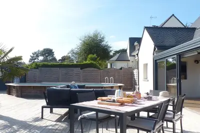 Image de Confortable maison 3* avec piscine à Larmor-Baden