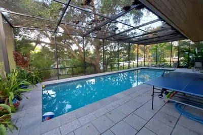 Modern Jewel, 10 Min. drive to Honeymoon Island, Sleeps 4, Lap Pool, WorkoutRoom