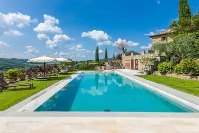 Image de Maison de vacances privée avec piscine privée, Wifi, climatisation, Tv, vue panoramique, parking