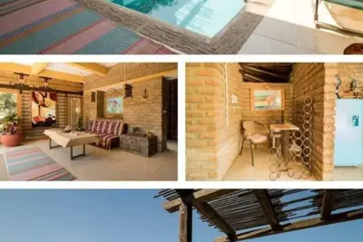 Beach house with sea view + pool designer