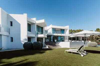 Image de Elite Ibiza Villa |  Panoramic Sea Views | Alegre Belle | Beautiful Interior And Designer Furniture | 5 Bedrooms | San Jose