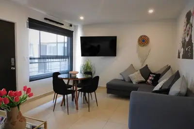 Cozy depa ideal close to the Airport and Estadio Gnp Seguros