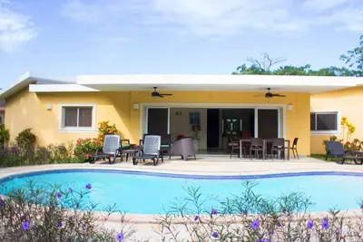 Caribbean villa in luxury residence