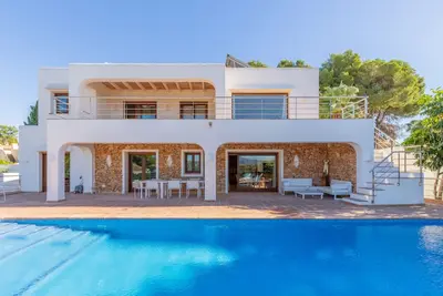Image de Villa \"Casa Once Moraira\" avec vue sur mer, piscine, jardin et Wi-Fi.