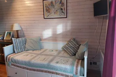 Image de 100m des commerces, 1er étage, télévision, casier à ski, 24m², Les 2 Alpes