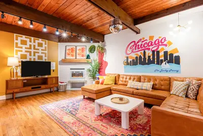 Image de Stylish 3br Lincoln Park Townhouse, Rooftop Deck & King Suite