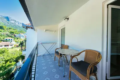 Image de Appartement d'une chambre avec la terrasse et la vue sur le mer Gradac, Makarska (A-20041-b)