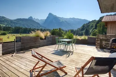 Image de Duplex 2 chambres avec grande terrasse, animaux acceptés, à Samoëns