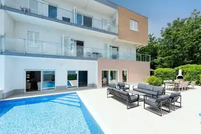 Villa Sveti Petar in Opatija for 10 persons with sea view & whirlpool
