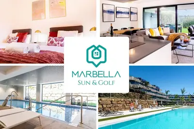 Image de Luxueux Appartement à Estepona avec Piscine, Spa et Coworking