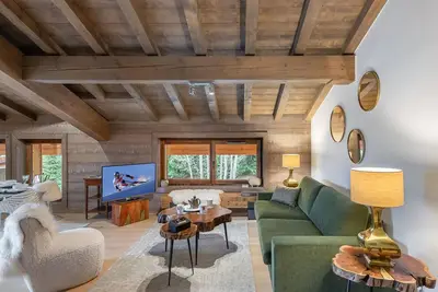 Image de Appartement chaleureux à Megève avec sauna et parking