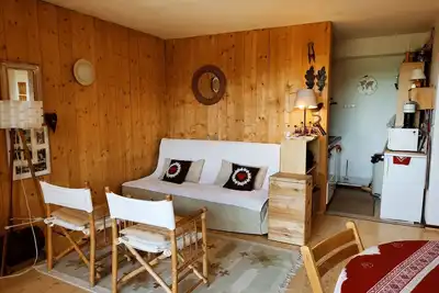 Image de Appartement cosy 2p 40m² - 6 pers - Pied des pistes avec balcons et toutes commodités