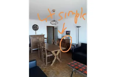 Image de Studio vue frontale sur mer avec garage