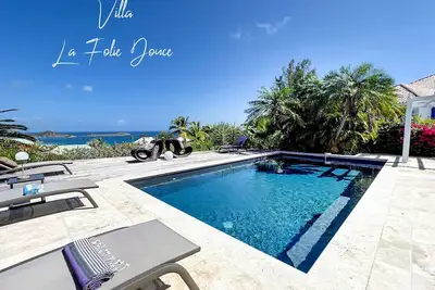 Villa la Folie Douce, luxe et sérénité, Orient Bay
