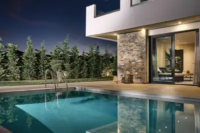 Image de Errikos Family Villa - 2 Bedroom Villa in a serene environment & private pool