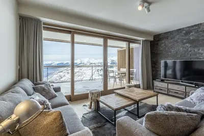 Image de (308) Exceptionnel 4p Duplex 84 m2 Le Ridge Piscine Spa Parking Arcs1600