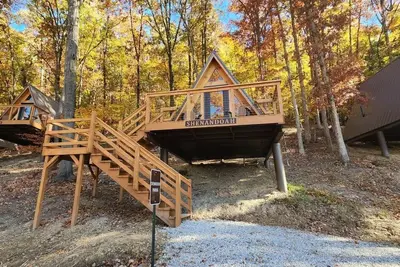 Image de Shenandoah\/Rustic Lakeview Cabin- 2 Person A-Frame