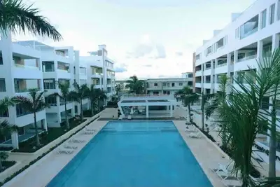 Image de Beautiful apartment 5 min walk to the beach