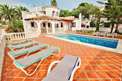 Hija de la Luna - maison de vacances avec vue sur l'océan avec piscine privée à Benissa