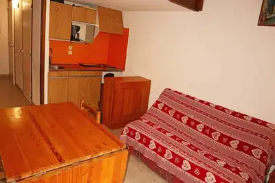 Image de 200m du centre station, 4ème étage, balcon, télévision, casier à ski, 30m², Les Orres
