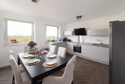 Penthouse with a view over Essen near the exhibition center