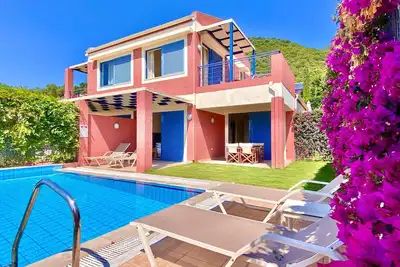 Image de Beach Villa Barbati Pelagos with private pool