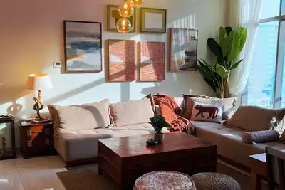 Lovely 3 bedrooms Boho-Style next to beach