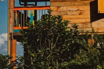 Image de Cabañas con vista a la montaña