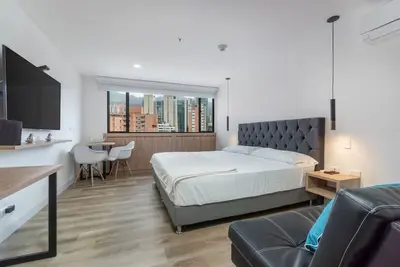 Image de Go Living 1007 · New loft near Milla de oro with Ac and coworking