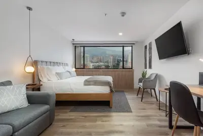 Image de Go Living 1314 · Amazing Loft with kitchenette, Ac, co-work and Gym