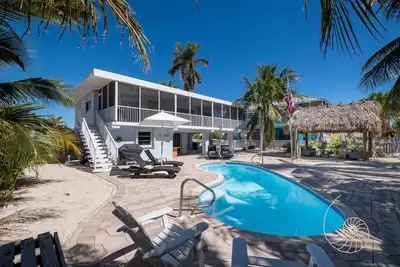 Open February 2024! \"Paradise South\" ~ Chic Island Home with Pool & Dockage