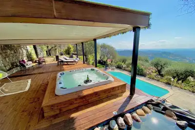 Image de Promo - 35% Avril, Mai :Piscine chauffée, Jacuzzi Sauna, Hammam, vue Panoramique