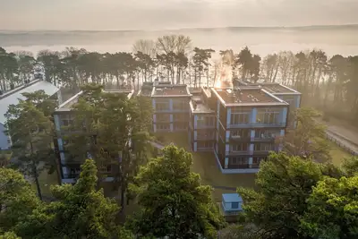 My Marina apartment with pool and sauna by the lake