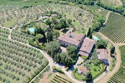 Image de Villa Casavecchia, 1300 Tuscan villa near Florence with swimming pools 28 people