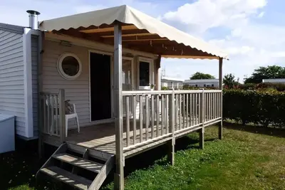 Image de Mobilhome Ouessant Confort 18m² - 1 chambre \/ terrasse couverte + Tv 2 personnes