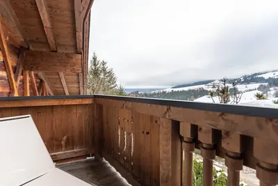 Image de Appartement \"Mountain Lodge Leogang - Top5\" avec vue sur les montagnes, terrasse et Wi-Fi