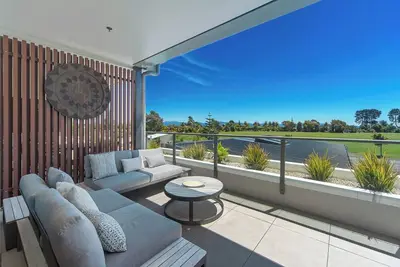 Image de Tahunanui Getaway in the Oceanview Apartments complex