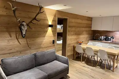 Image de Appartement avec terrasse pour 6 personnes proche pistes Ă La Clusaz