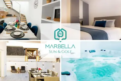 Image de Magnifique penthouse en duplex avec jacuzzi, cœur historique d'Estepona, à 5 min des plages