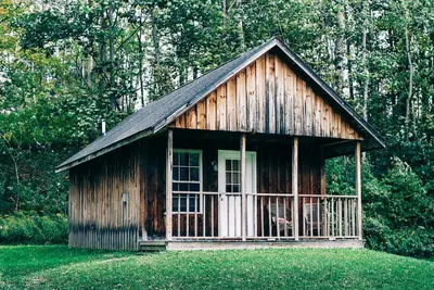 Image de 600 Sq. ft Cabin with King Size Bed - Quiet Location, Close to Skiing